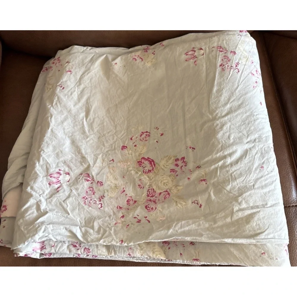 Rachel Ashwell Simply Shabby Chic Belle Hydrangea? Blue KING Duvet Cover 104 X92